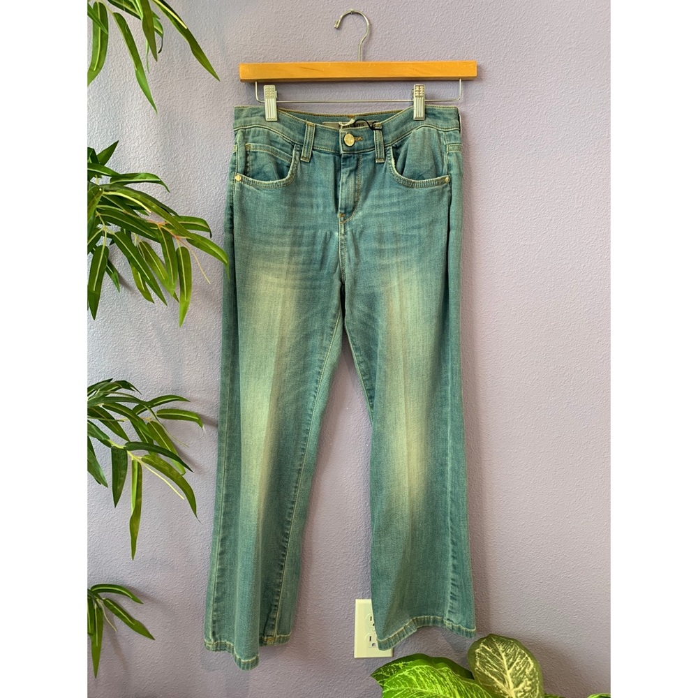 Italian Bootcut flare Ankle Medium Washed Denim